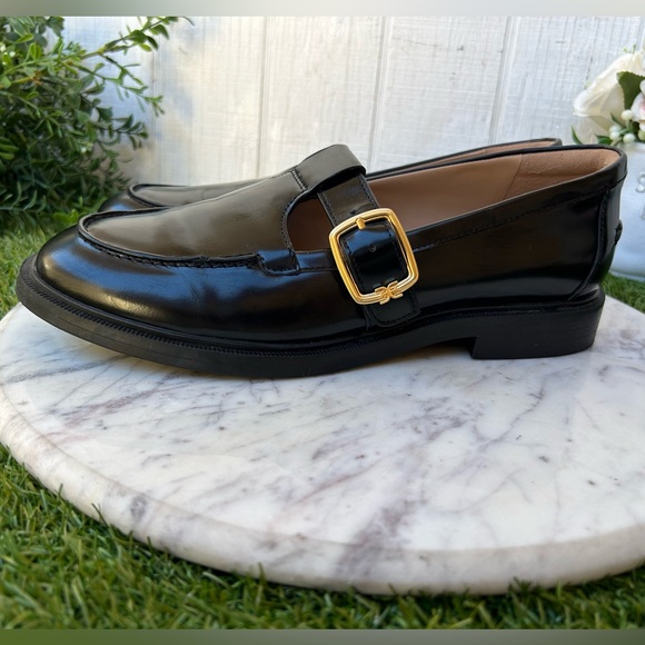 Sam Edelman
Elaina T-Strap Buckle Loafer Black Leather women Sz 8.5 gently used - Picture 7 of 16